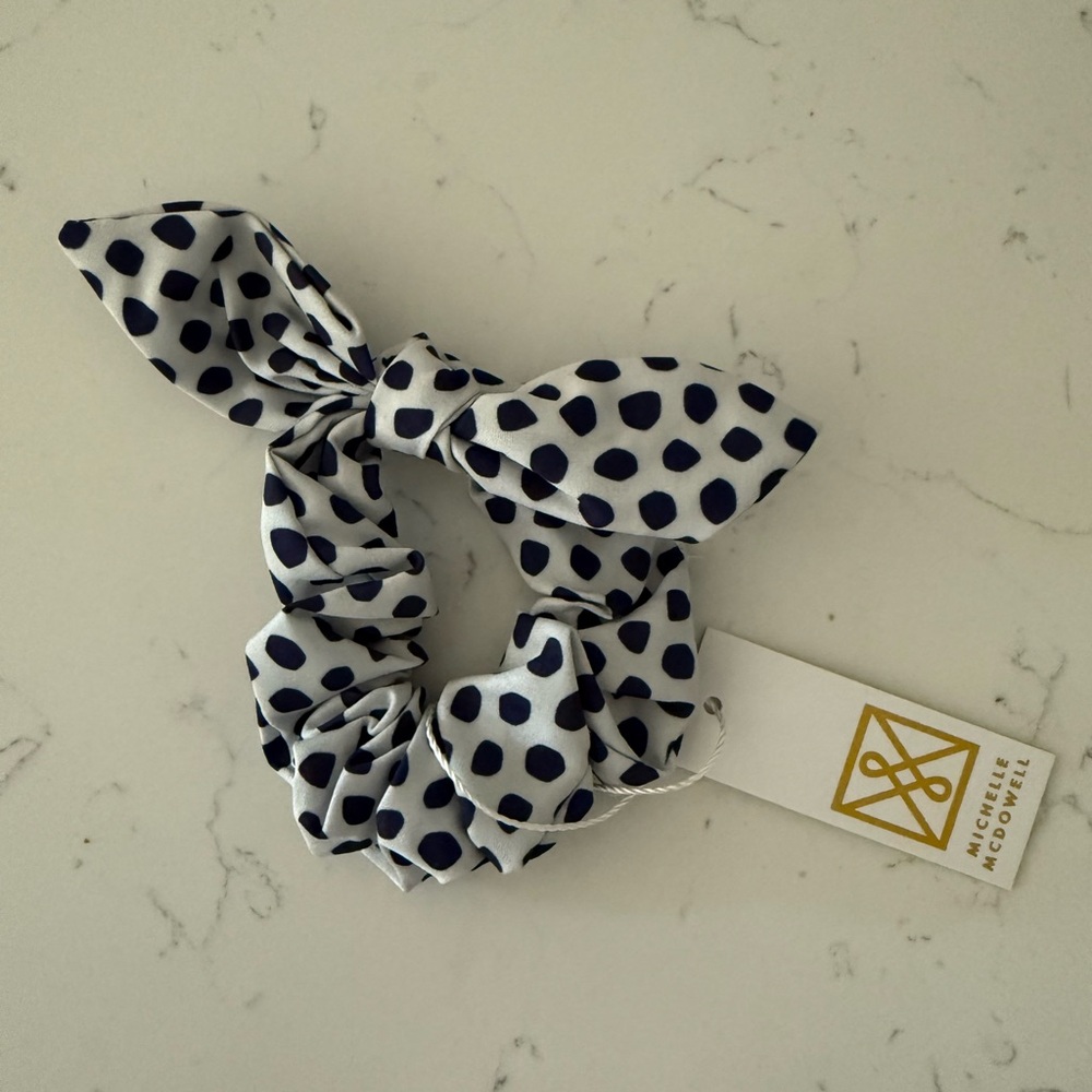 Michelle Dowdall Scrunchie Tie with Bow